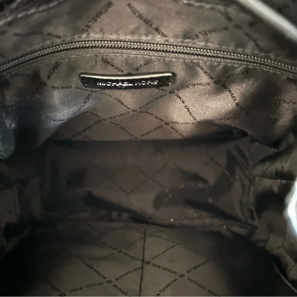 MICHAEL KORS Abbey LG Cargo Backpack in Black